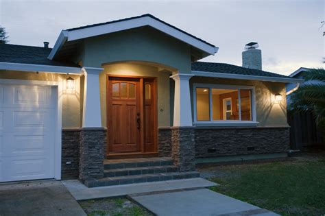 Craftsman house plans have increased in popularity as craftsman designs are one of the most famous architectural styles in the united states. 1950's California Ranch Remodel - Traditional - Exterior - san francisco - by Valley Home Builders