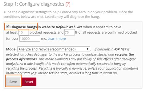 Diagnostics Iis Asp Net Hangs Leansentry