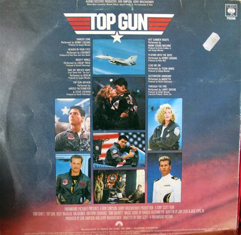 Top Gun Soundtrack 1986 Back Cover Tilemahos Efthimiadis Flickr