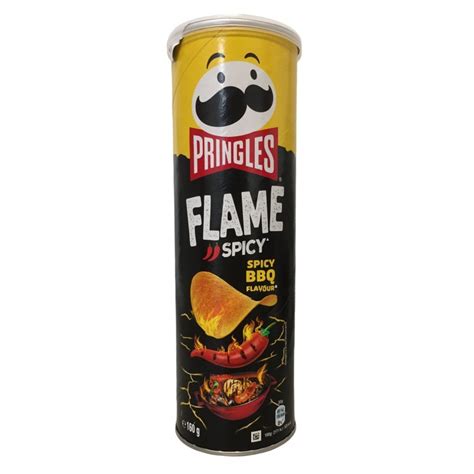 Pringles Flame Spicy Bbq 160g 10947i