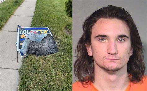 Crystal Lake Man Charged With Battering Police Officers After Setting Political Signs On Fire In