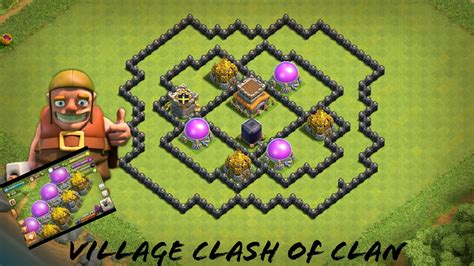 Coc Village Hdv 8 Farming Ressources Avec Tour À Bombes Youtube