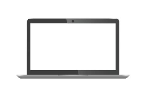 Black Laptop Blank Screen 2272685 Vector Art At Vecteezy