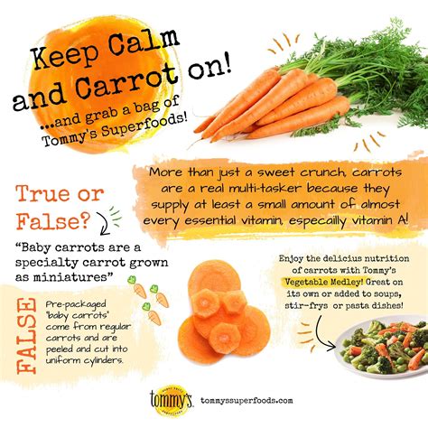 Keep Calm And Carrot On Health Benefits Of Carrots Tommys