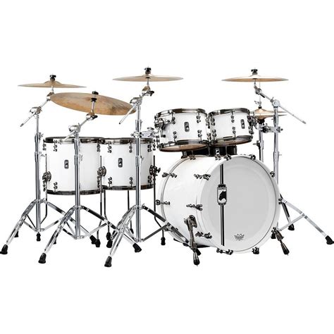 mapex black panther limited edition white widow 5 piece shell pack mapex drums drums drums logo