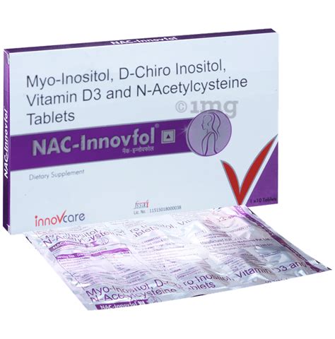 Nac Innovfol Tablet Buy Strip Of 100 Tablets At Best Price In India 1mg