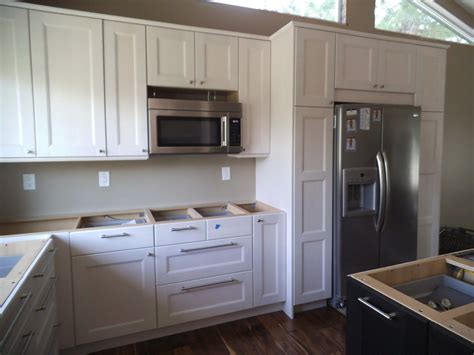 When doing a project of this kind be sure to always read ikea directions and follow. Stacie's Stuff: My 2 cents worth | White ikea kitchen, Ikea kitchen cabinets, Inexpensive ...