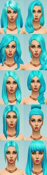 Ohmyglobsims Mermaid Hairs Color Sims 4 Hairs