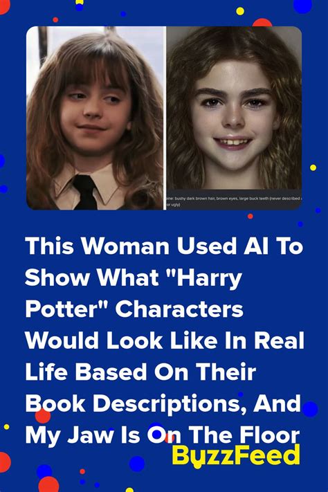 This Woman Used Ai To Show What Harry Potter Characters Would Look Like In Real Life Based On