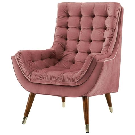 Modern Contemporary Urban Design Living Room Lounge Club Lobby Tufted Accent Chair Velvet