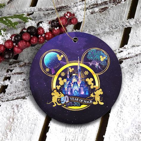 Walt Disney Th Anniversary Christmas Ornament Disney Th Etsy