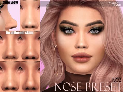 Nose Preset N02 By Magichand At Tsr Sims 4 Updates