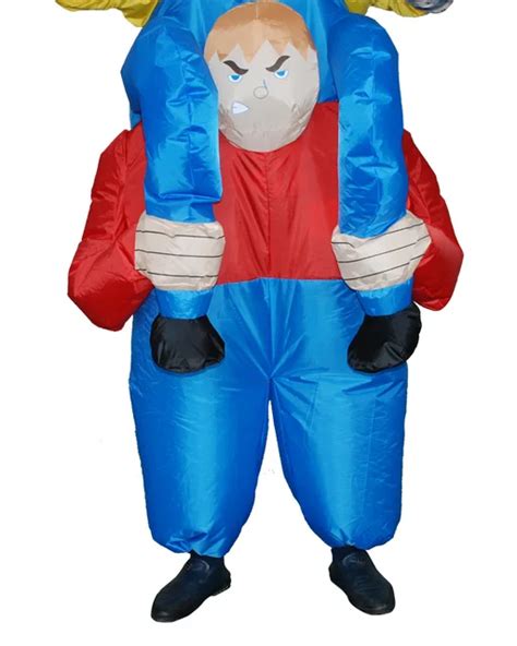 Inflatable Donald Trump Costume Ride On President Riding Shoulder Costume Christmas Carnival