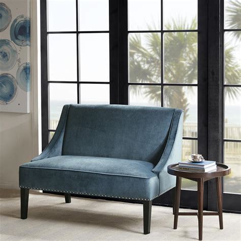 Madison Park Avalon Swoop Arm Settee See Below Beyond Stores