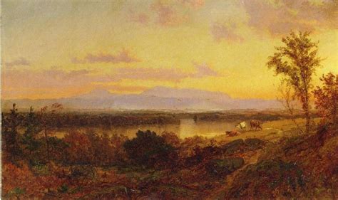 Jasper Francis Cropsey Autumn Landscape Painting