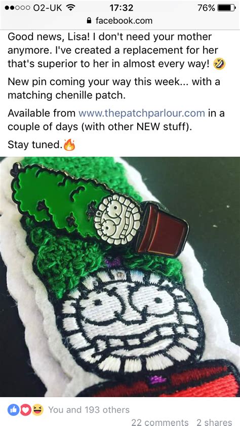 New Pins Good News Chenille Patches Create