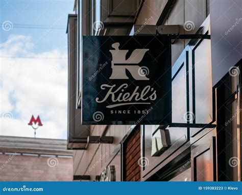 Outdoor Advertising Sign With The Kiehls Logo Kiehl`s Llc Is An