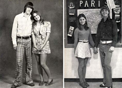 Teen Romance Done Awkwardly 1970s Couples Photographs Flashbak