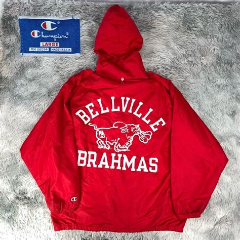 Champion Jackets And Coats Vintage 8s Champion Bellville High School