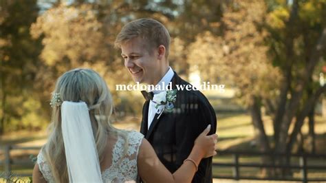 Mcdonald Wedding Youtube
