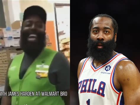 Nba Fans Find Hilarious James Harden Look Alike Working At Walmart