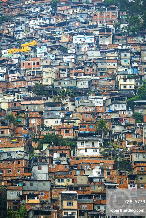 Rocinha Favela Rio De Janeiro Stock Photo