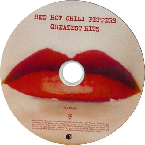 Release “greatest Hits” By Red Hot Chili Peppers Cover Art Musicbrainz