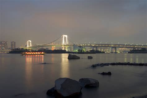 Free Images Sea Water Bridge Skyline Night Morning Dawn River