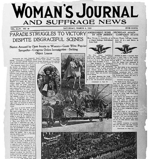 in the press women s suffrage u s national park service