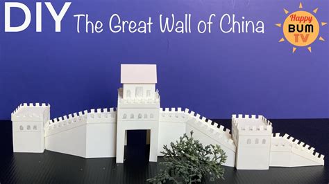 How To Build The Great Wall Of China With Paper Diy Great Wall Of