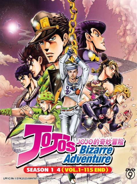 Anime Dvd Jojos Bizarre Adventure Complete Season 1 4