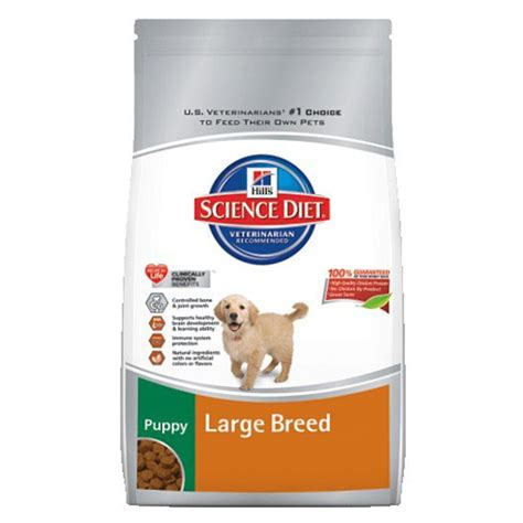 Vets' number 1 choice to feed their own pets, and learn how a 100 percent balanced nutrition can help your dog. Hills Science Diet Large Breed Puppy 30 lb. Dry Dog Food ...