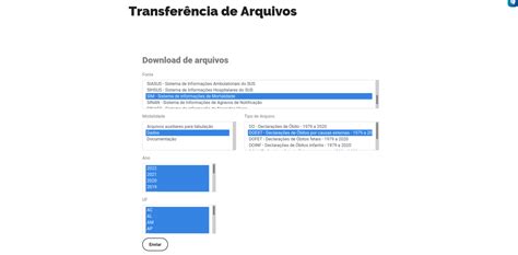 Datasus Transferencia De Arquivos