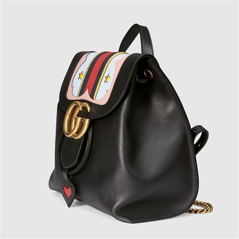 Gg Marmont Leather Backpack Gucci Womens Backpacks 432265dlxmt8767