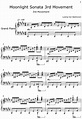 Moonlight Sonata 3rd Movement - Sheet music for Piano