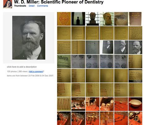 Wd Miller Scientific Pioneer Of Dentistry Rosefirerising Flickr