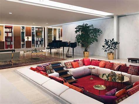 The Comeback Of The Conversation Pit Ylighting Ideas Contemporary