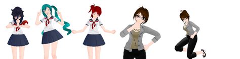 Yandere Sim Poses Pack By Bindi The Skunk On Deviantart