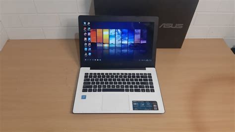 Laptop Asus X453ma Intel N2840 Ram4gb Hdd500gb Layar14in Fullset Murah