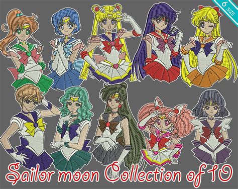 Check spelling or type a new query. Embroidery design - Sailor moon Collection of 10.1 ...