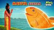 MATSYA Avatar Story | Lord Vishnu Dashavatara Stories | Hindu Mythology ...