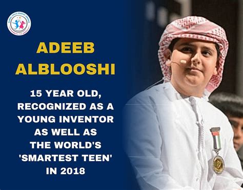 Meet Adeeb Alblooshi An Eleven Year Old Emirati Inventor Child
