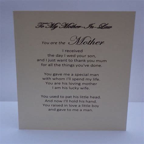 Mother In Law To My Future Mother In Law Wedding Cards Etsy Thank You Mum Etsy Wedding