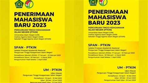 Pendaftaraan SPAN PTKIN Tahun 2023 Sudah Dibuka Ini Syarat Dan Cara