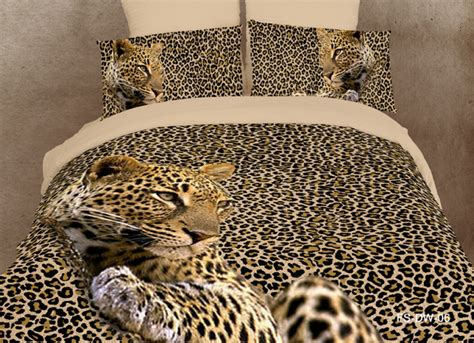 3d Leopard Animal Print Bedding Sets Queen Size Bedspreads
