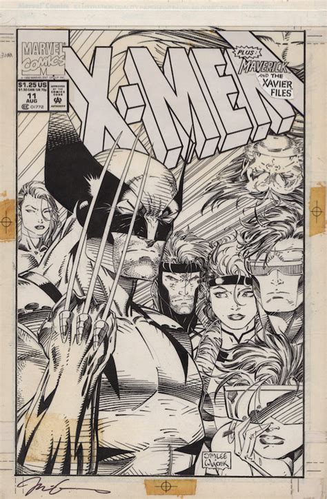 Jim Lee X Men 11 Comic Book Artwork Comic Book Artists Comic Artist