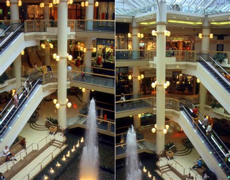Cf Pacific Centre Mall Once Had A Massive Atrium With A Waterfall