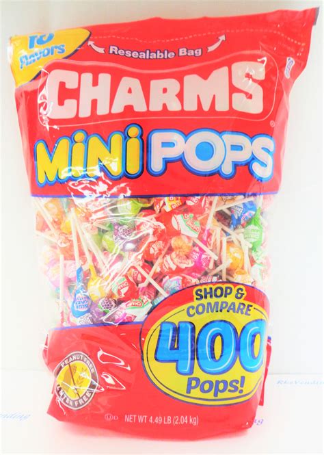 Charms Mini Pops Suckers 400 Ct Ricks Vending