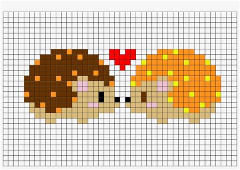 Easy Kawaii Pixel Art Grid Easy Cute Grid Kawaii Pixel Art Pixel Art Grid