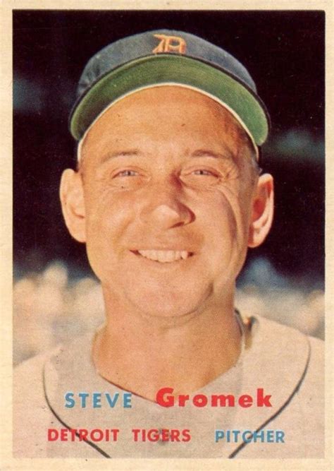 1957 Topps Steve Gromek 258 Baseball Vcp Price Guide